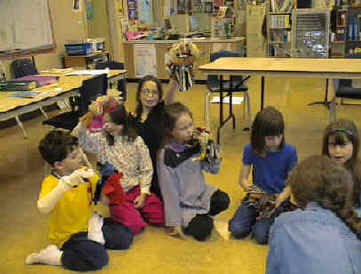 SKYHIGH Puppet workshop at Yahk Elementary School