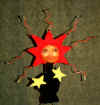 custom made sun star puppet by Nicola Finch