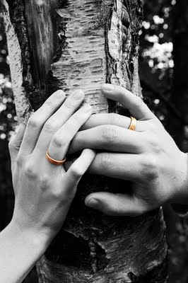Ulla and Michael, Touch Wood Rings